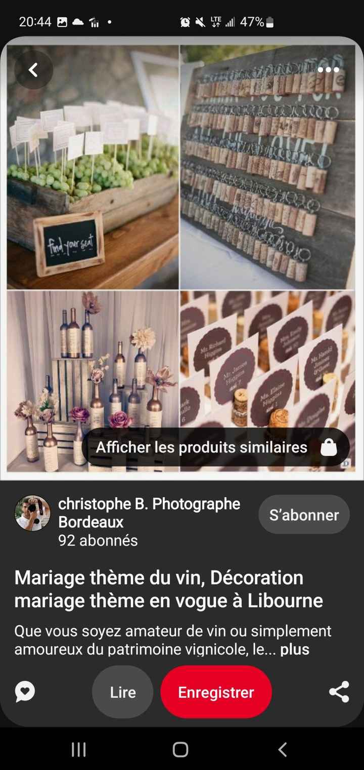 Idée de faire-part fait main sur le thème du vin - 10