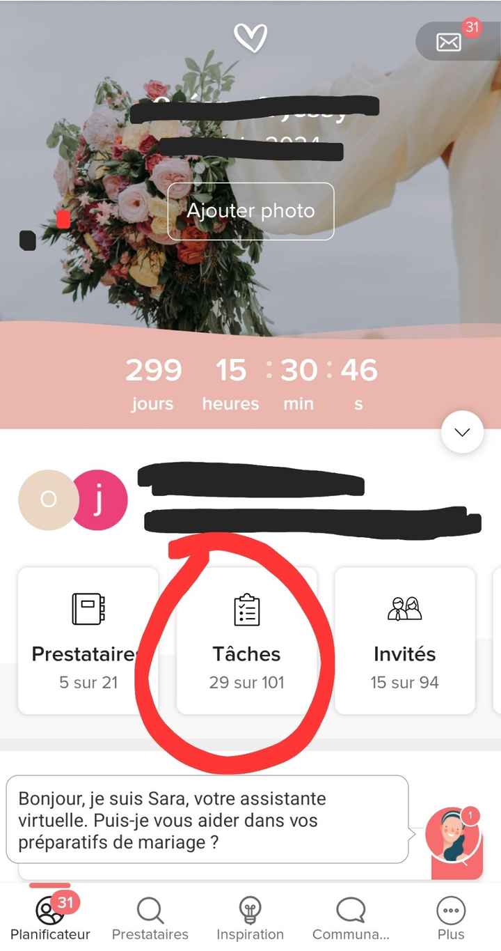 Organisation mariage - 1