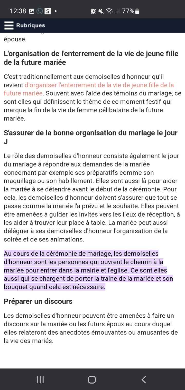 Demoiselles et garçons d'honneur - 1