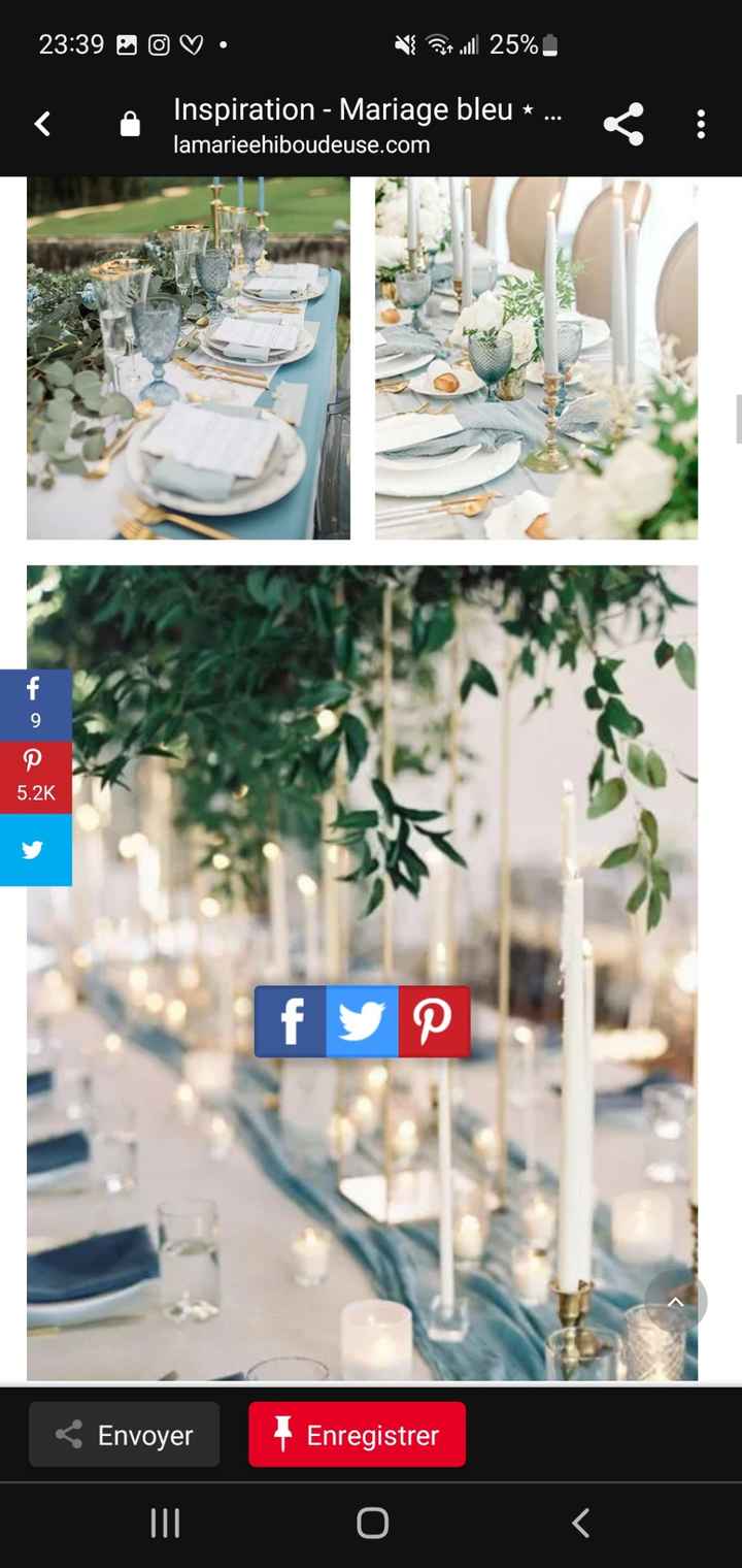 Couleur mariage bleu et blanc - 2