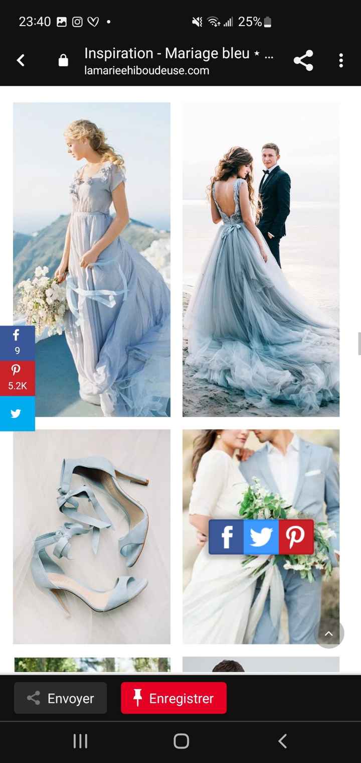 Couleur mariage bleu et blanc - 4