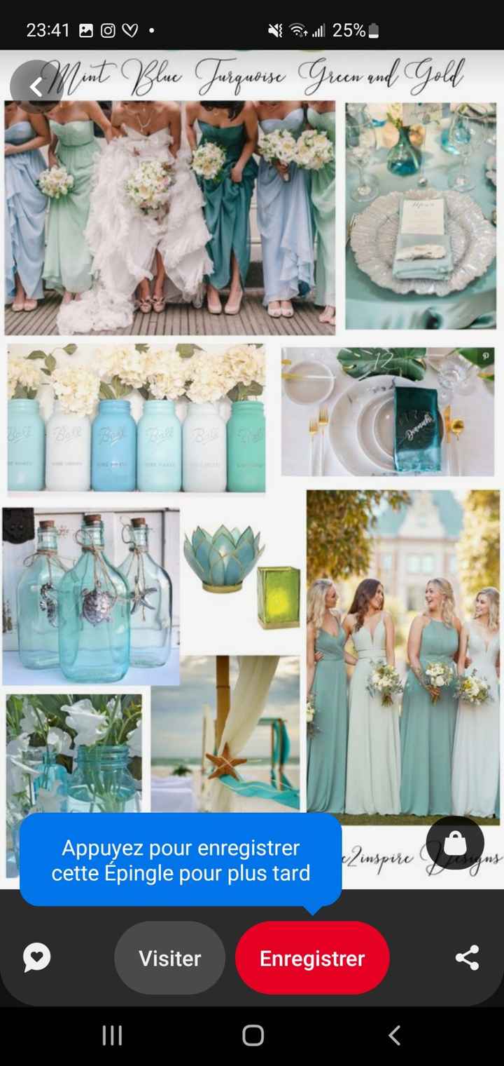 Couleur mariage bleu et blanc - 6