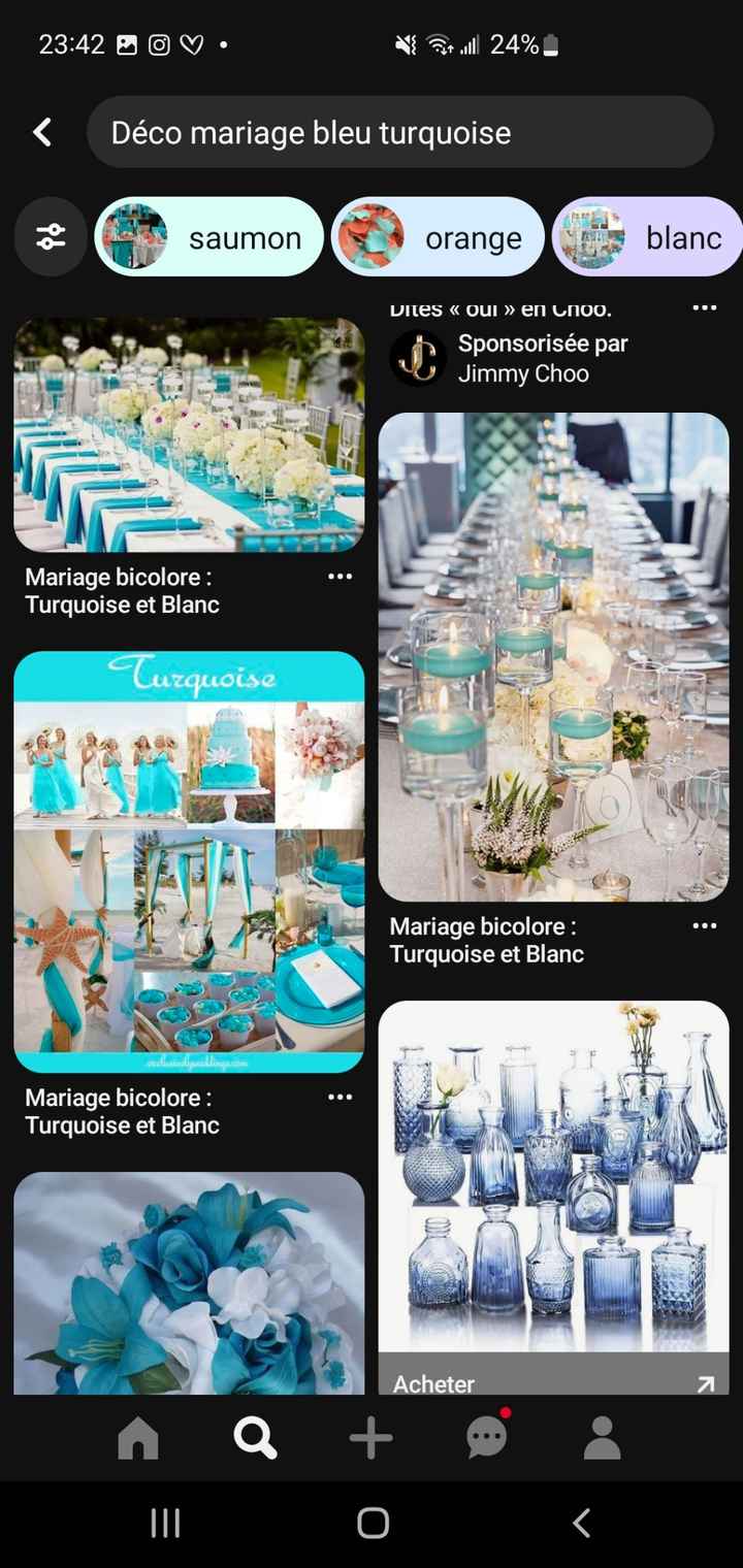 Couleur mariage bleu et blanc - 8