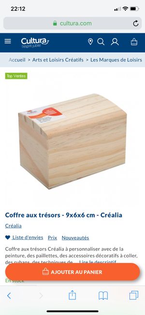 Achat coffre à trésor - 1