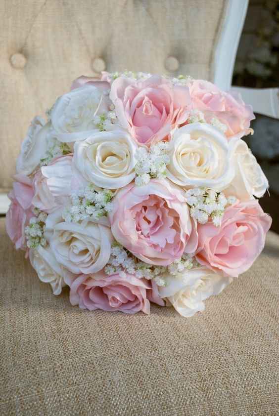 Mariage thème blanc touche de rose - 5