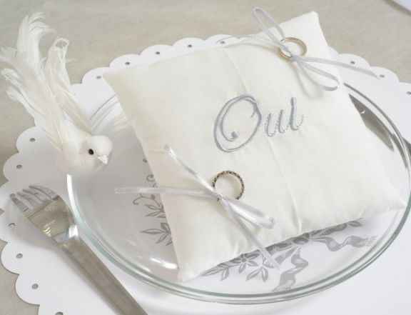 Mariage thème blanc touche de rose - 8