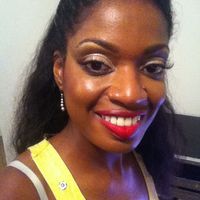 Voici mon essai maquillage sur peau noire - 2