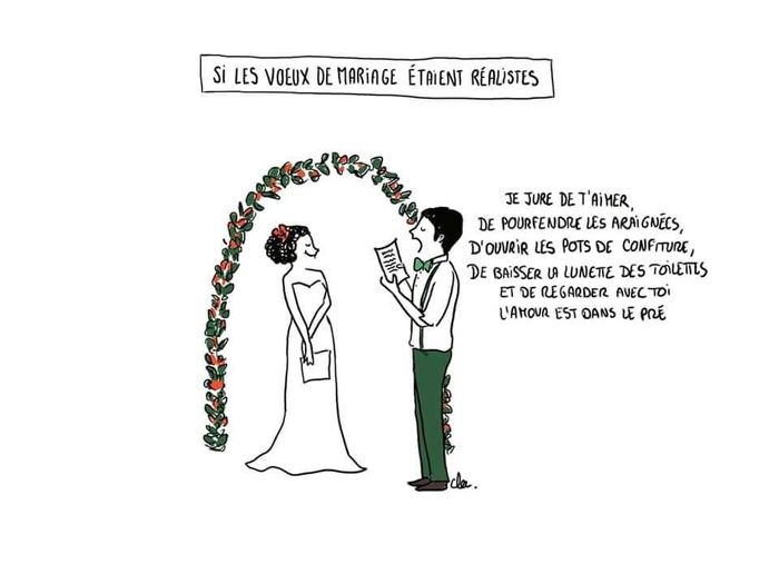Voeux de mariage… en vrai 😁 1