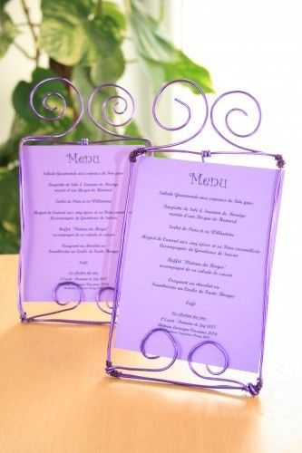 Porte menu boule ? 5