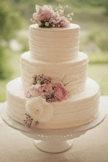 👛 Wedding cake vintage romantique 3