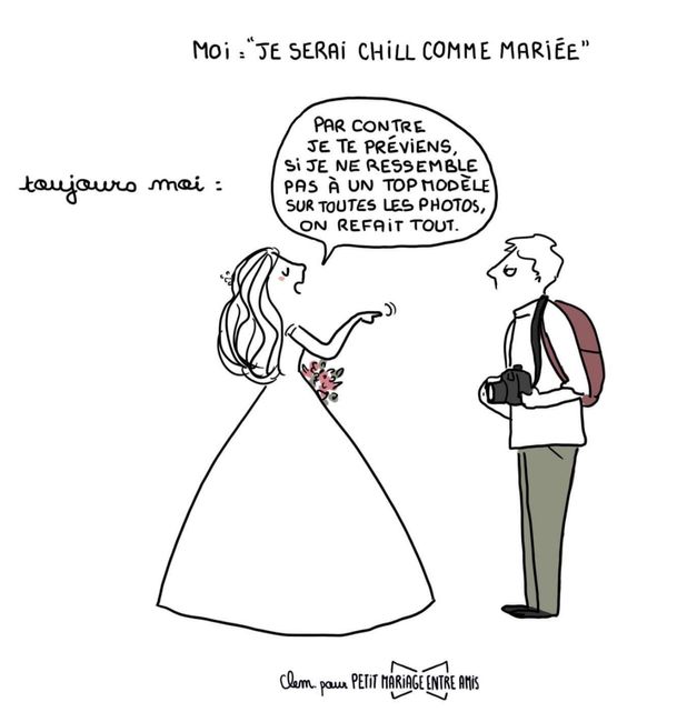 La mariée « chill » 😁😌 1