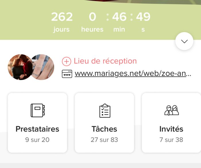 Plus ou moins de 100 jours avant ton mariage ? ⏳ 3