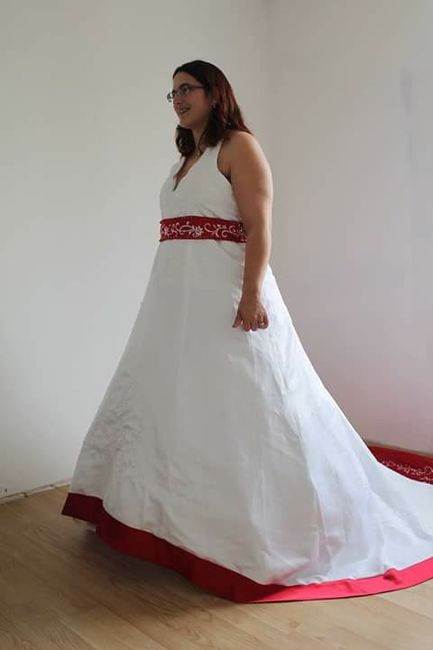 le devant de ma robe