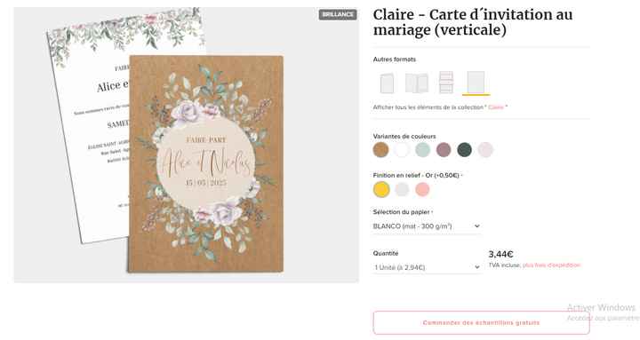 Publie ce modèle de faire-part et dis-nous quelle taille tu as du utiliser ! 😏💌 - 1