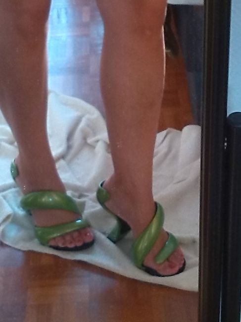 Chaussures Vertes