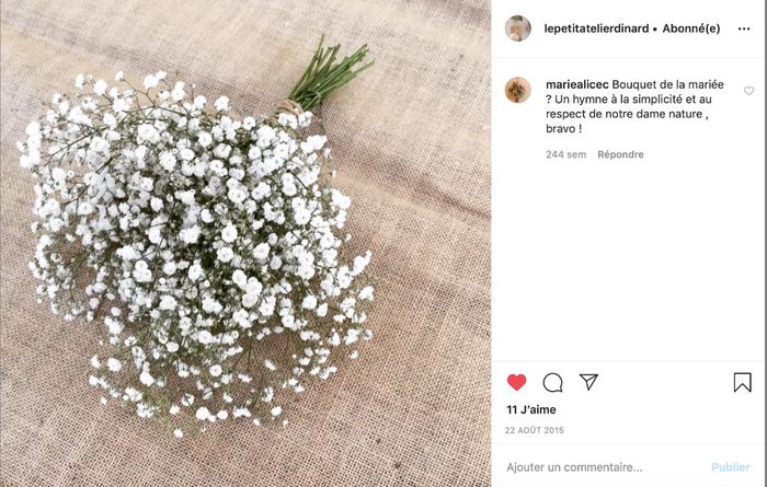 Le bouquet ! 1