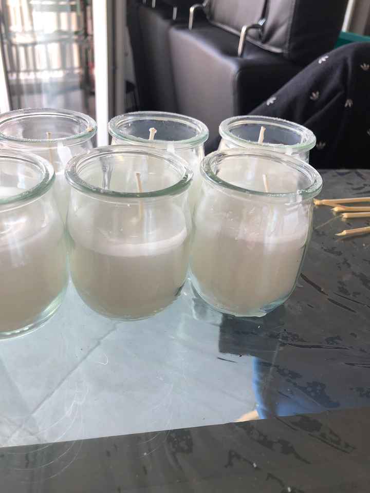 Premier essai de bougies - 1