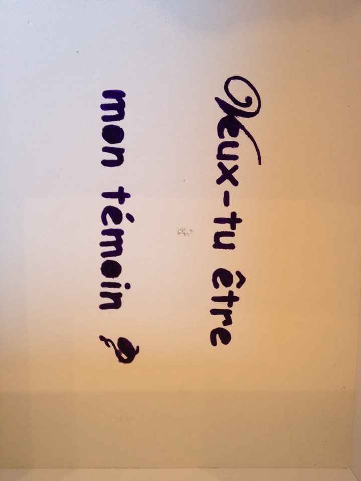 Demande aux témoins - 3