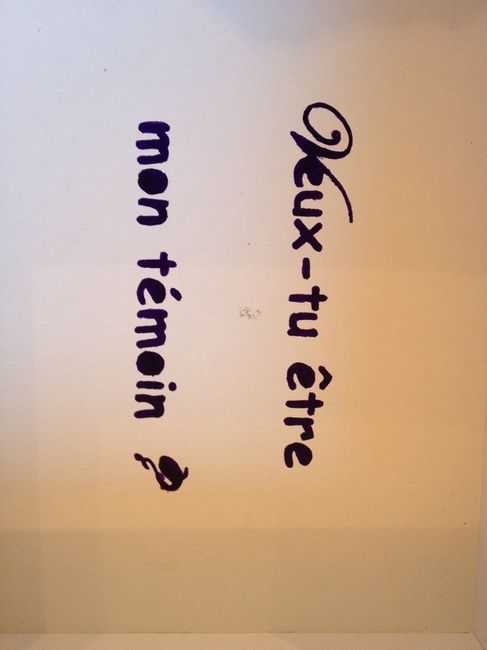 Demande aux témoins - 3