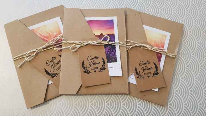  Faire parts diy prets à partir enfin ! - 2