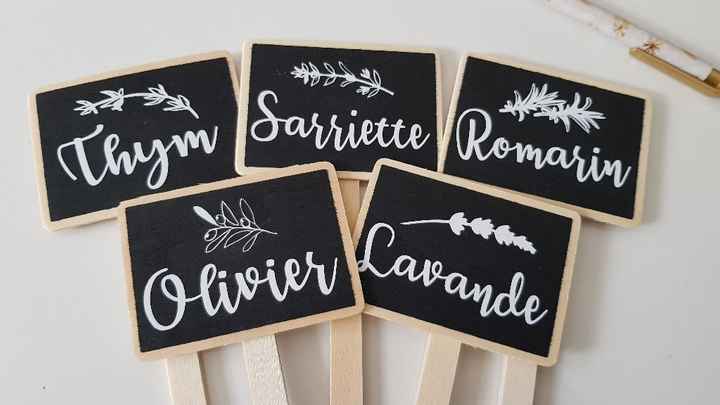 Piques Noms de Tables - 2