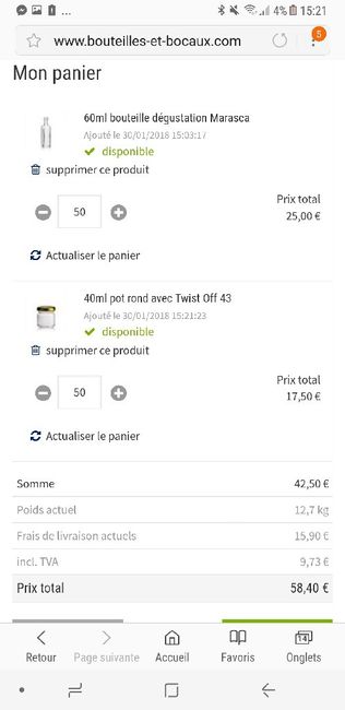 Cadeaux invitée - 1