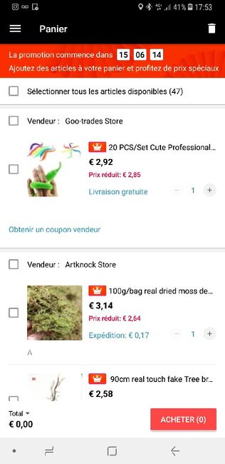 Promo aliexpress, sérieux ou pas ? 1