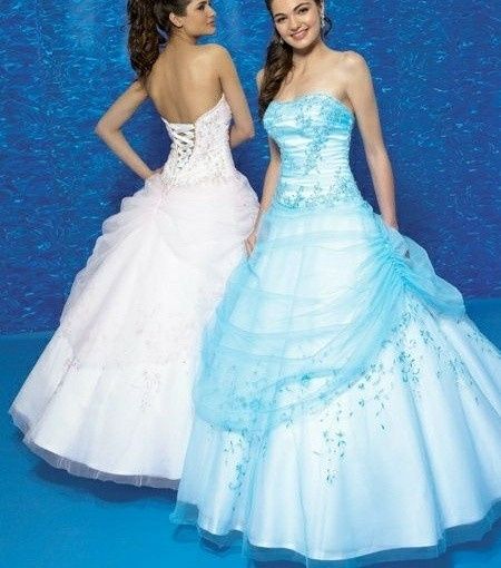 Avis robe mariée bleue 6