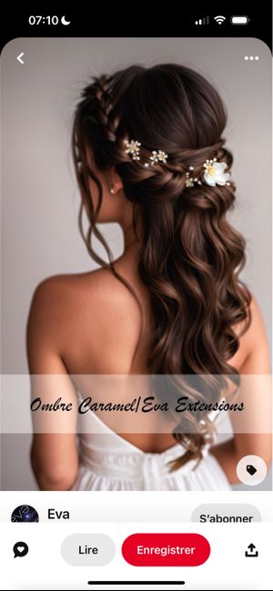 Coiffure cheveux longs bouclés/frisés 1