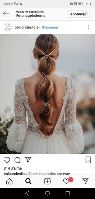 Chignon ou coiffure détachée 1