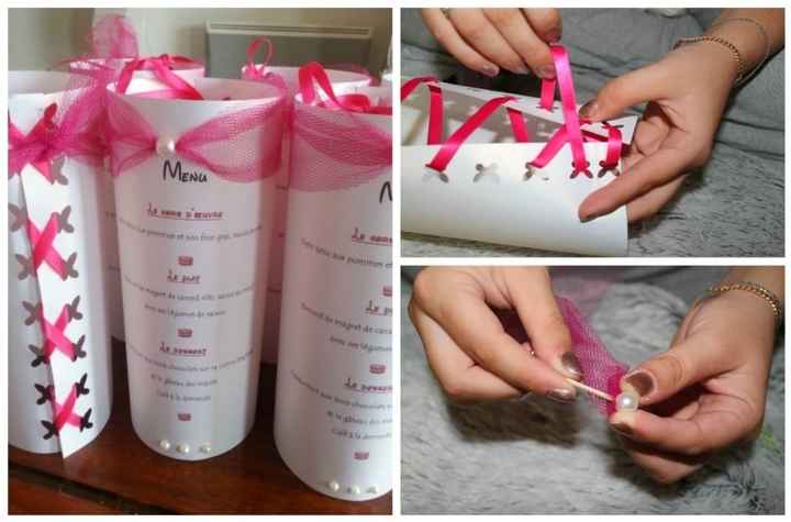 Menu DIY vu sur le site