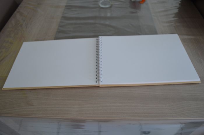 Interieur livre d'or avant DIY