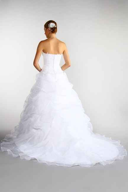 Robe mariée de dos