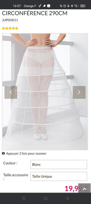 Jupon robe de mariée 6