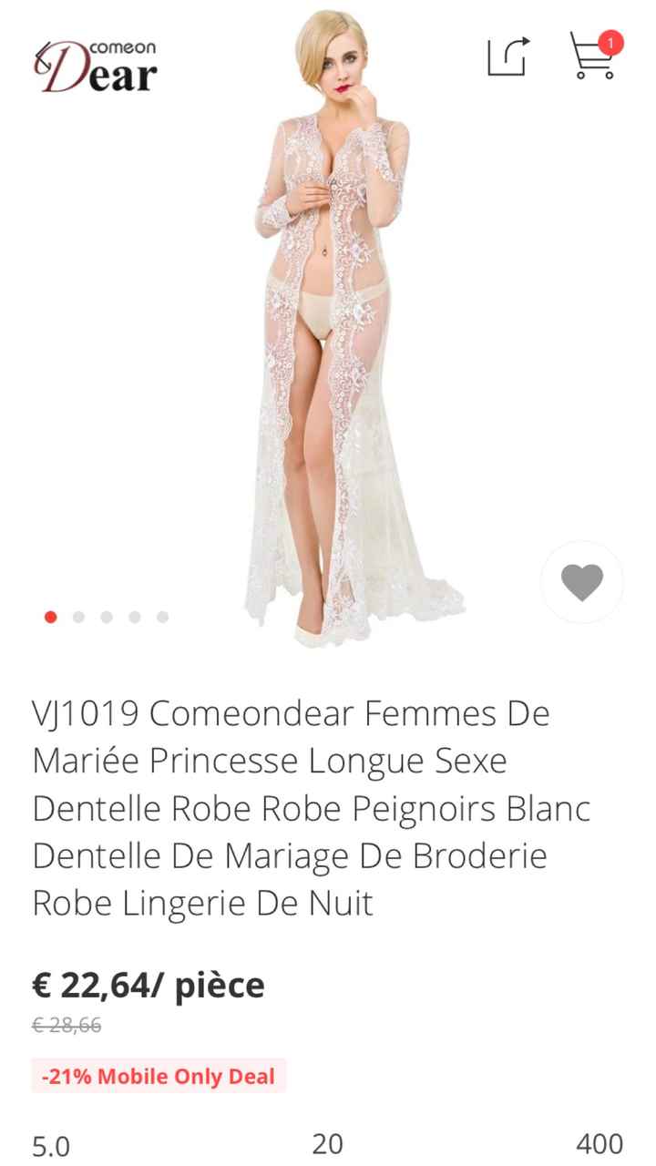  Peignoir dentelle - 2