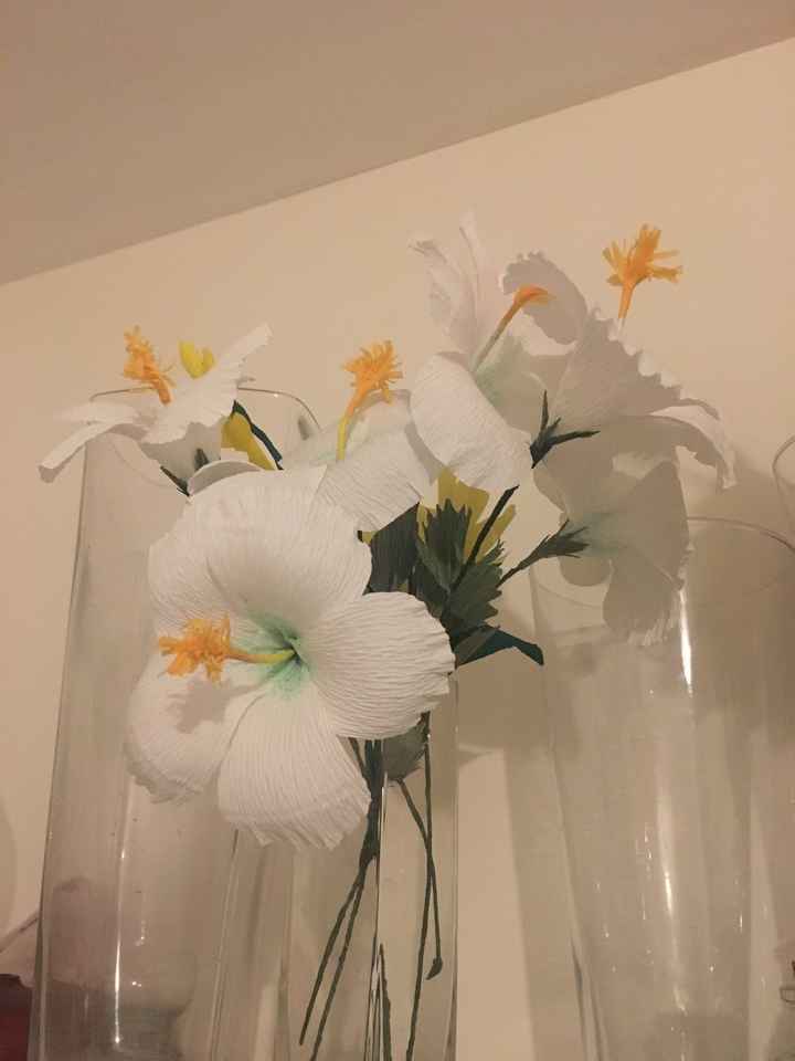  Fleurs en crépon 🌹🌺🌸 - 1