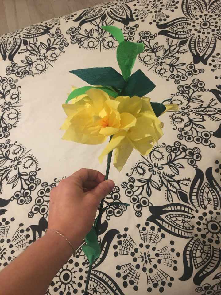  Fleurs en crépon 🌹🌺🌸 - 5
