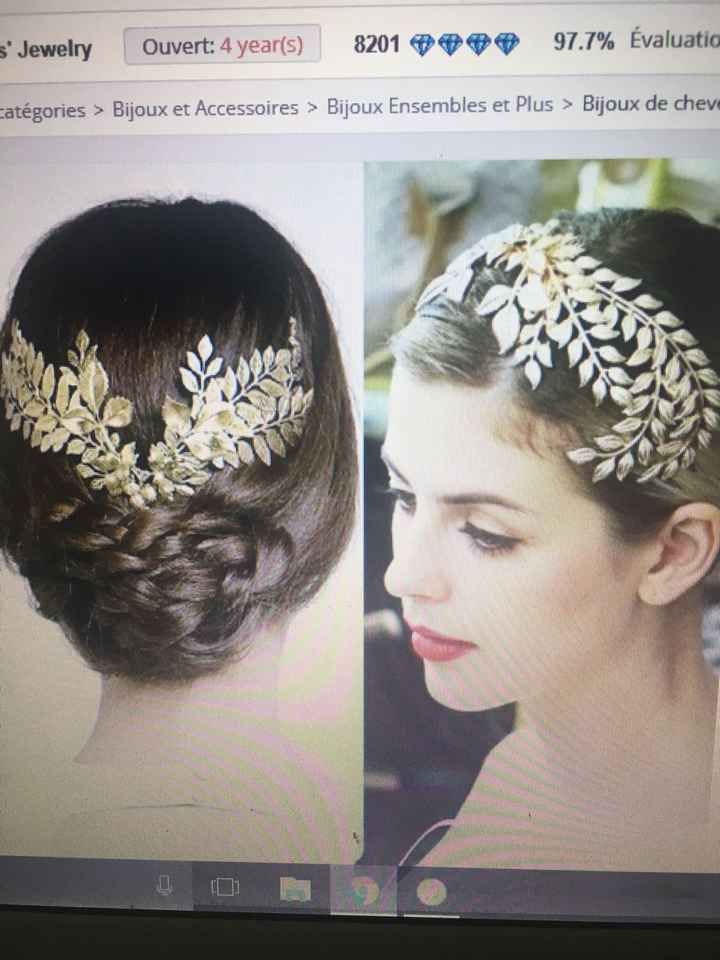  Les bijoux de cheveux style feuillage - 6