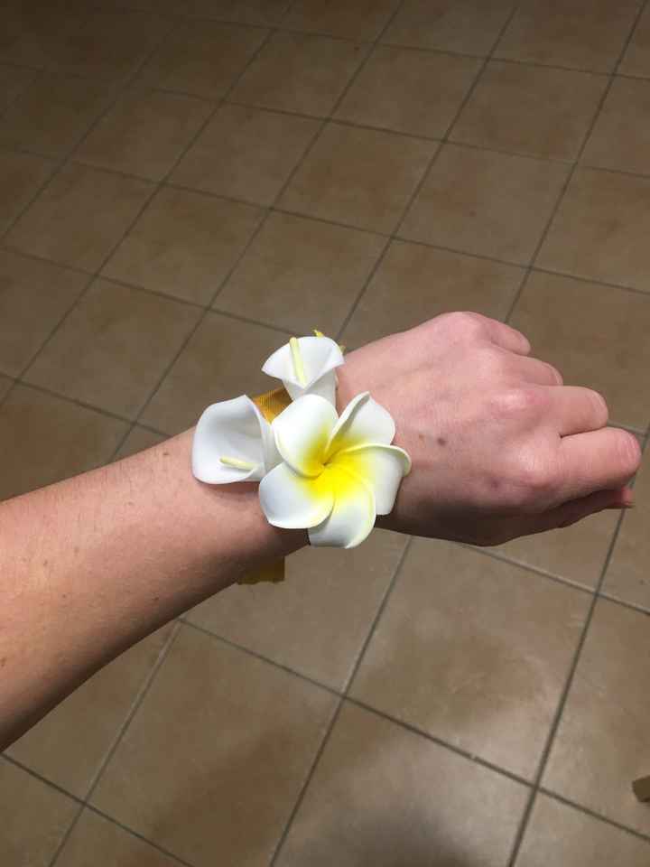  Bracelet de fleurs Diy: 1ere tentative - 1