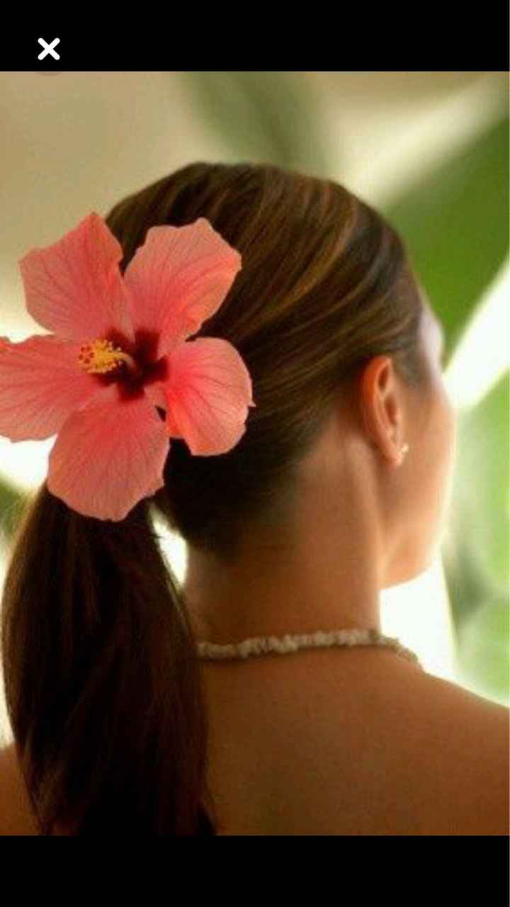  Tropical wedding: la coiffure - 3