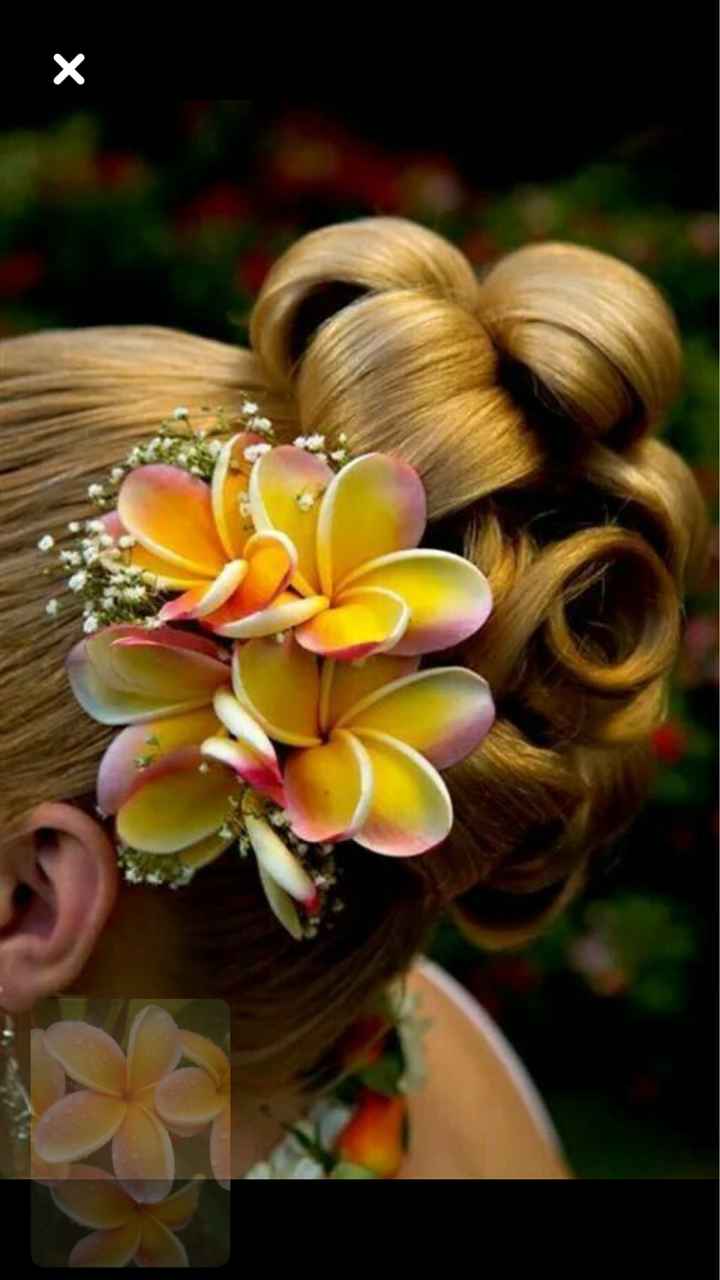  Tropical wedding: la coiffure - 4