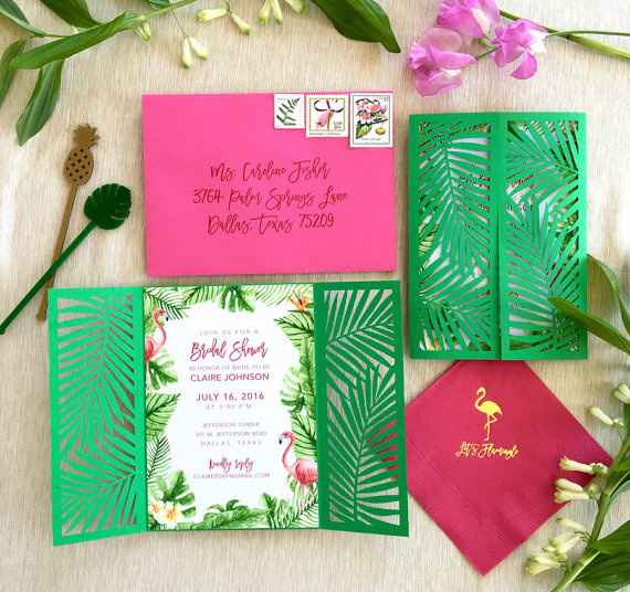  Tropical wedding: le faire part - 1