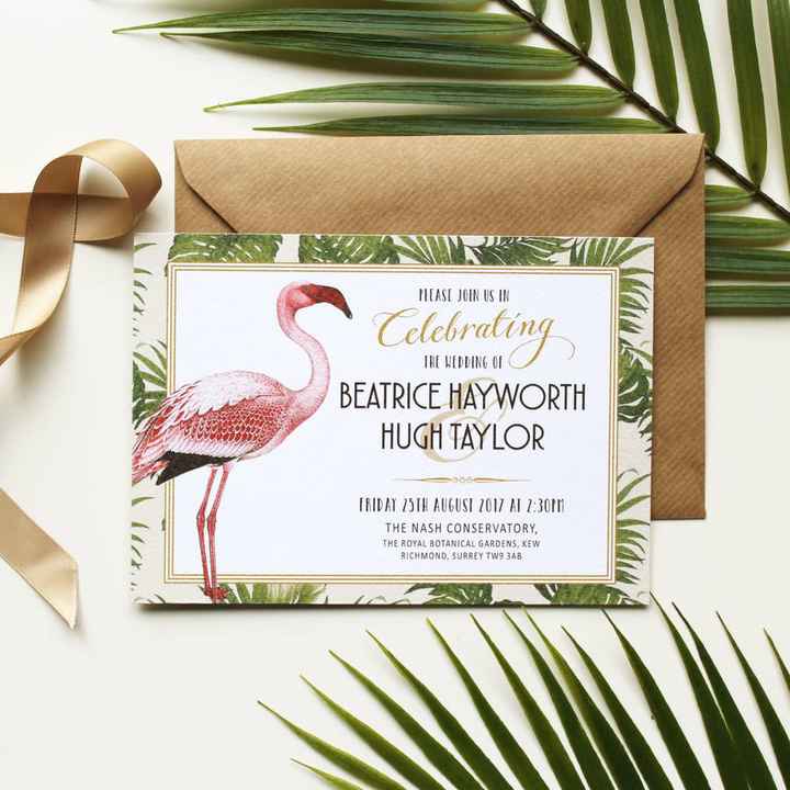  Tropical wedding: le faire part - 2