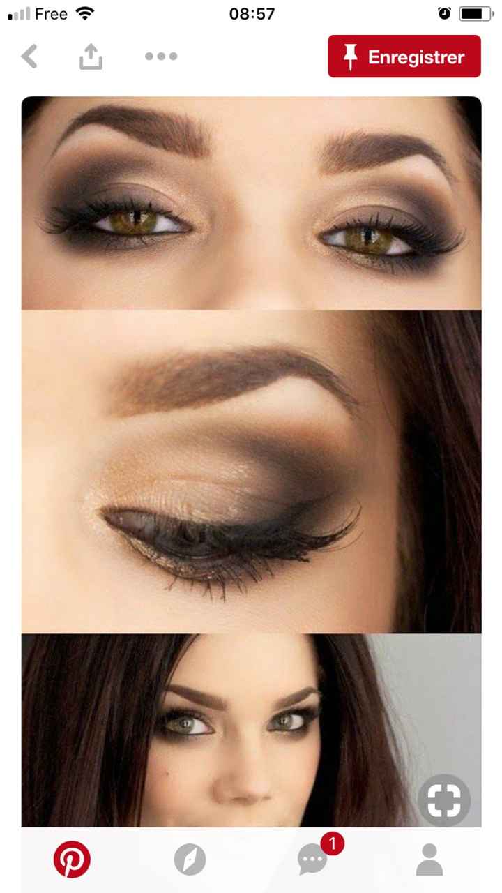  Maquillage yeux marrons - 1