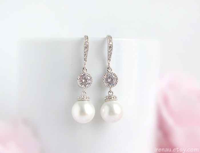  Boucles d’oreilles avec perle ✨✨ - 2
