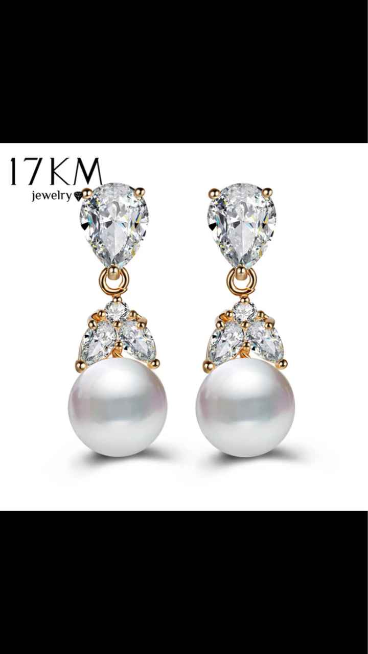  Boucles d’oreilles avec perle ✨✨ - 4