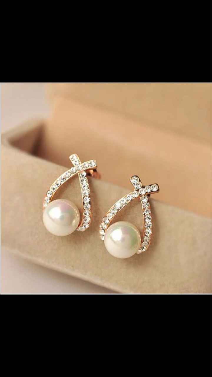  Boucles d’oreilles avec perle ✨✨ - 7