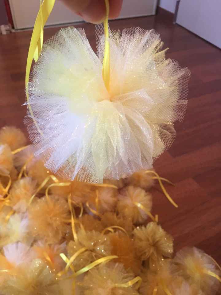 Suite des pompons dorés diy - 2