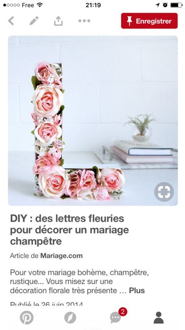  Lettres fleurie - 1