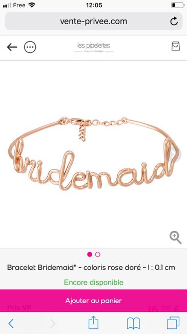  Vente-privee.... bracelet cadeaux ? - 1